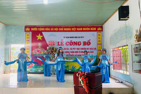 Công nhận thôn Iệc đạt chuẩn thôn (làng) nông thôn mới ở vùng đồng bào dân tộc thiểu số năm 2024